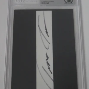 TINA TURNER Signed Autograph Auto 5x7 Index Card Cut Page Slab BAS JSA