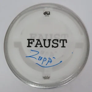 Zappi Diermaier FAUST Signed Autograph Auto 8" Drumhead Drum Head JSA
