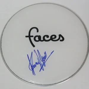 Kenney Jones SMALL FACES Signed Autograph Auto 13" Drumhead Drum Head JSA
