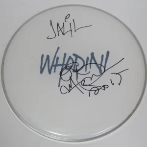 WHODINI Signed Autograph Auto 13" Drumhead Drum Head by 2 JSA
