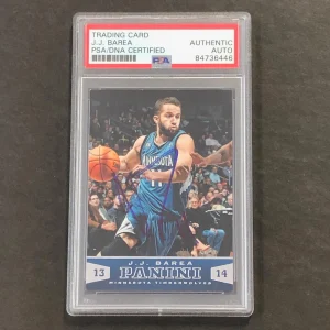 2013-14 NBA Panini Basketball #108 JJ Barea Signed Card AUTO PSA/DNA Slabbed Tim
