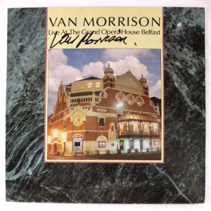 Van Morrison Signed Autograph Album Vinyl Record Live Grand Oprah House JSA COA