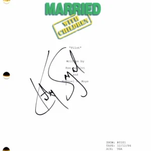 Katey Sagal Signed Autograph Married with Children Full Pilot Script Peggy Bundy
