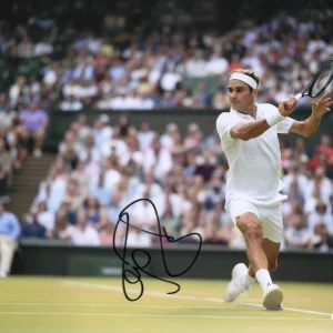 Roger Federer Signed Autograph 11x14 Photo - Tennis Legend Icon GOAT w/ JSA COA