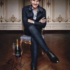 Roger Federer Signed Autograph 11x14 Photo - Suave Tennis Icon Champion JSA COA