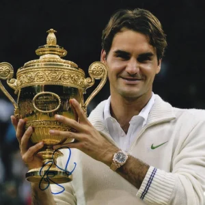 Roger Federer Signed Autograph 11x14 Photo - Tennis Icon & Champion w/ JSA COA