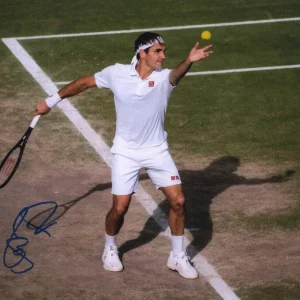 Roger Federer Signed Autograph 11x14 Photo - Tennis Champion w/ JSA COA