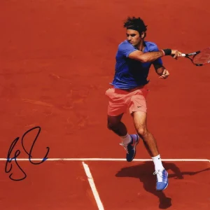 Roger Federer Signed Autograph 11x14 Photo - French Open Champion - JSA COA