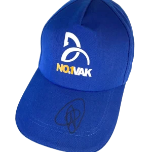 Novak Djokovic Signed Autograph Signature Logo #1 Tennis Baseball Cap Hat w/ JSA