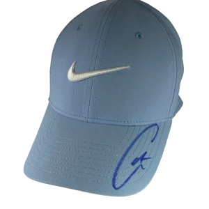 Carlos Alcaraz Signed Autograph Blue Nike Tennis Baseball Cap Hat w/ JSA COA