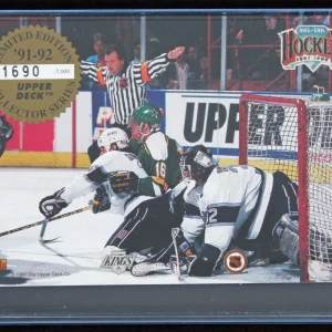 1991 Upper Deck Los Angeles Kings Silver Season Anniversary LE #1690/7000 Card
