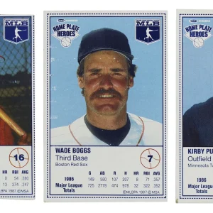 1987 Kraft Home Plate Heroes Complete Trading Card Set Un-signed
