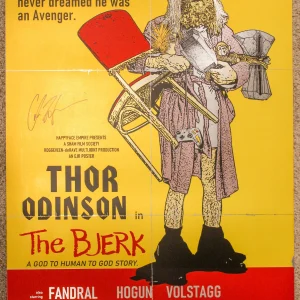 Marvel's Thor Chris Hemsworth Signed Extremely rare Screen Print Poster #AP