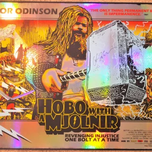 Marvel's Thor Chris Hemsworth Signed Extremely rare Screen Print Poster #43/77