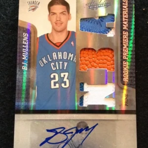 B.J. Mullens 09/10 Absolute Memorabilia Autograph Game Jersey-Basketball #4/5 SP
