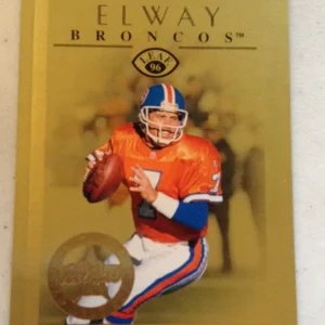 ~JOHN ELWAY 1996 LEAF 22 KARAT GOLD LEAF STARS 1320/2500
