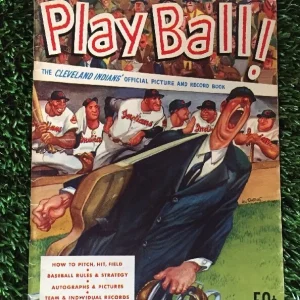 1953 PLAY BALL CLEVELAND INDIANS Official Picture & Record Book
