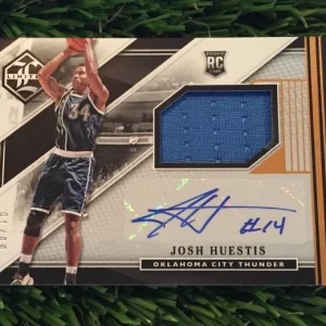2016 Limited Basketball Josh Huestis Jersey Patch Auto Thunder #D /99