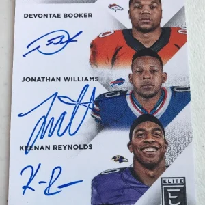 2016 ELITE PEN PALS TRIPLE DEVONTAE BOOKER WILLIAMS KEYNOLDS AUTO RC #PPR-BWR
