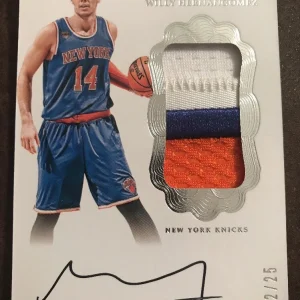 WILLY HERNANGOMEZ 2016-17 FLAWLESS VERTICAL RC AUTO JERSEY PATCH SILVER #/25

