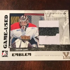 TREVOR CANN 2007 In the Game 2 CLR PATCH #ED 1/1 Heroes And Prospects
