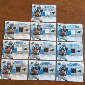 (10) DeAngelo Williams 2006 SPx Winning Materials Rookie WMR-DW Panthers LOT
