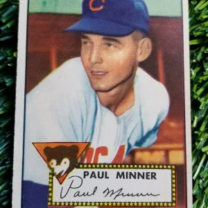1952 Topps Paul Minner Baseball Card#127 Chicago Cubs See Pics
