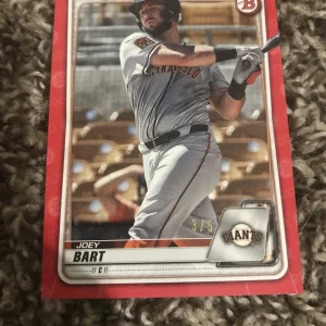 2020 Bowman paper JOEY BART Red Parallel 3/5 San Francisco Giants
