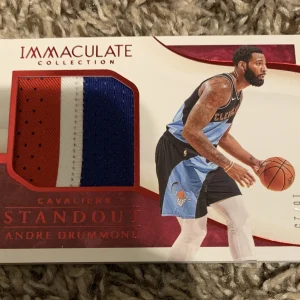 2019-20 Immaculate Collection Standout Red Andre Drummond 3 COLOR JERSEY 16/25
