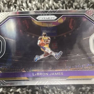 2020-21 Panini Prizm Basketball Lebron James Kobe Tribute Slam Dunk #1 Lakers