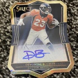 2016 Select Devontae Booker Die Cut Prizm Rookie Card RC Auto GOLD 6/10
