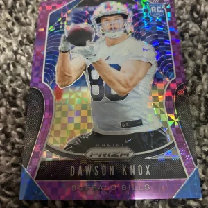 2019 Panini Prizm Dawson Knox 36/49 Purple Power RC #373 Rookie Football
