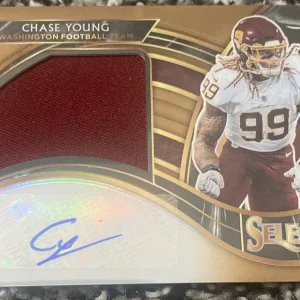 2020 Select Football Chase Young RPA /49 Rookie Card RC Patch Auto

