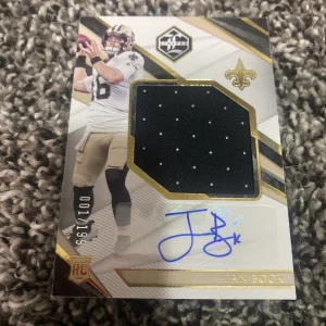2021 PANINI LIMITED Ian Book ( SAINTS ) AUTOGRAPH AUTO PATCH JERSEY RC /199
