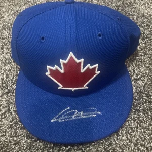 VLADIMIR GUERRERO JR Signed Autograph LOGO CAP. TORONTO BLUE JAYS HAT Jsa COA

