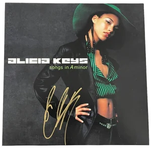 ALICIA KEYS SIGNED SONGS IN A MINOR ALBUM VINYL AUTOGRAPH BECKETT BECKETT
