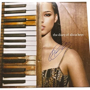 ALICIA KEYS SIGNED THE DIARY OF ALICIA KEYS ALBUM VINYL AUTOGRAPH BECKETT

