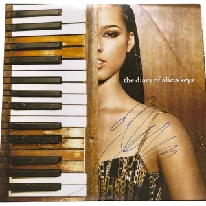 ALICIA KEYS SIGNED THE DIARY OF ALICIA KEYS ALBUM VINYL AUTOGRAPH BECKETT
