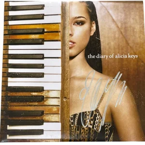ALICIA KEYS SIGNED THE DIARY OF ALICIA KEYS ALBUM VINYL AUTOGRAPH BECKETT
