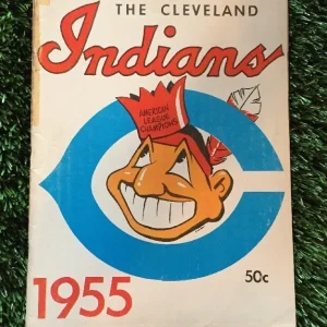 1955 Cleveland Indians Sketch Book / Year Book Yearbook
