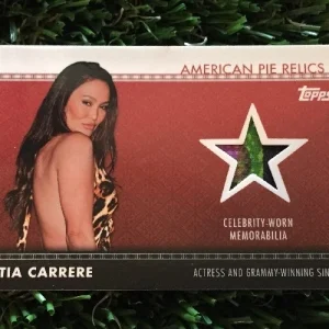 Topps American Pie Relics TIA CARRERE True Lies 6 Color Relic SP Wow
