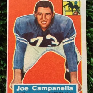 1956 Topps Joe Campanella Football Card #24 Colts NM
