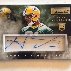 2014 Panini Playbook Clear Cut Auto Ha Ha Clinton Dix 4/10 Ssp
