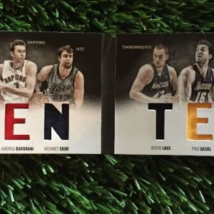 2011-12 Preferred CENTER Book #2 LOVE GASOL OKAFOR BARGNANI OKUR #ED /199
