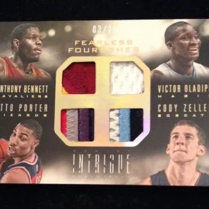 2013-14 Intrigue Basketball FEARLESS FOURSOMES - Oladipo & Porter 3/25 Sick Ssp
