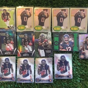 (18) 2015 Kevin White Rookie RC Card Lot BEARS Chrome/ Platinum/ R&S SP VARIANT
