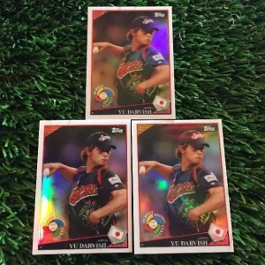 (3) 2009 Topps World Baseball Classic Rising Star Refractor #7 Yu Darvish Rookie
