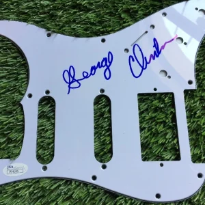 George Clinton Signed AUTOGRAPHED PICKGUARD JSA/COA
