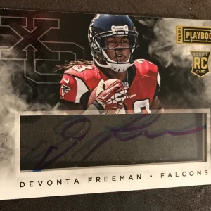 2014 Panini Playbook Devonta Freeman Rookie XO Clear Auto #3/10!!!
