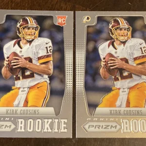 (2) 2012 Prizm KIRK COUSINS #277 Rookie RC LOT 1ST YEAR PRIZM VIKINGS
